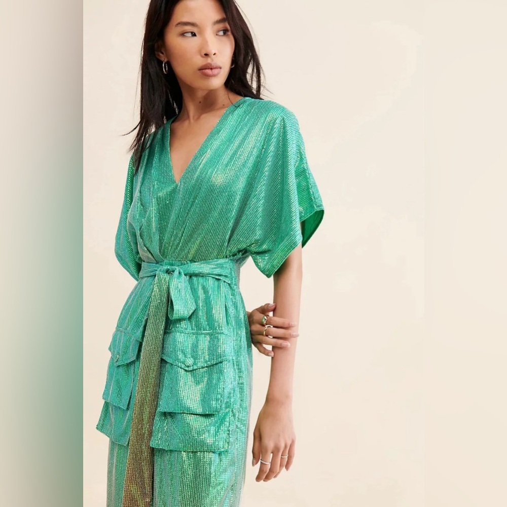 Anthropologie x Bhanuni by Jyoti Ombre Sequin Dress